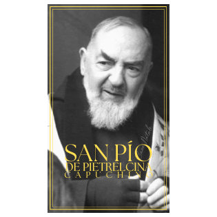 San Pío de Pietrelcina Capuchino II, tarjeta de oración con reliquia