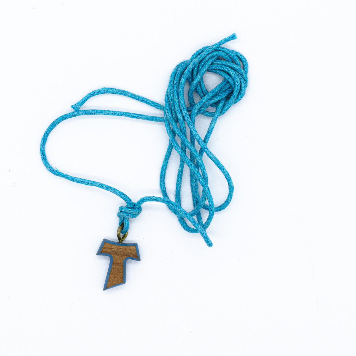 Collar mini cruz Tao cordel de varios colores
