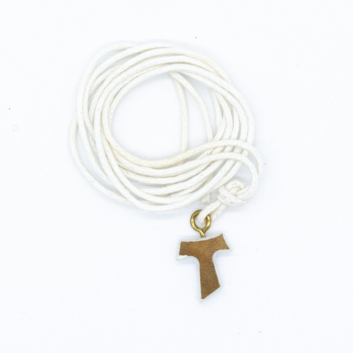 Collar mini cruz Tao cordel de varios colores