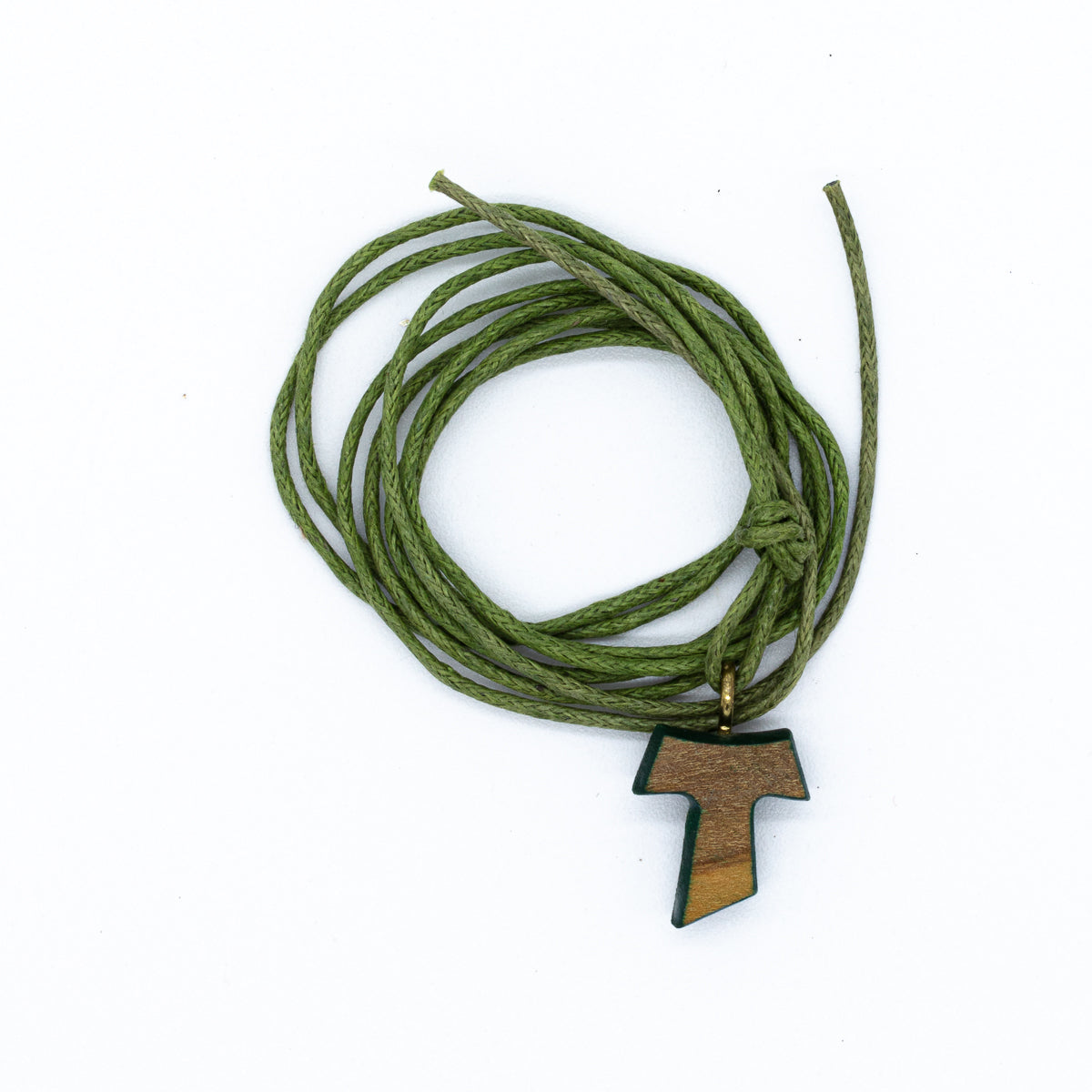 Collar mini cruz Tao cordel de varios colores