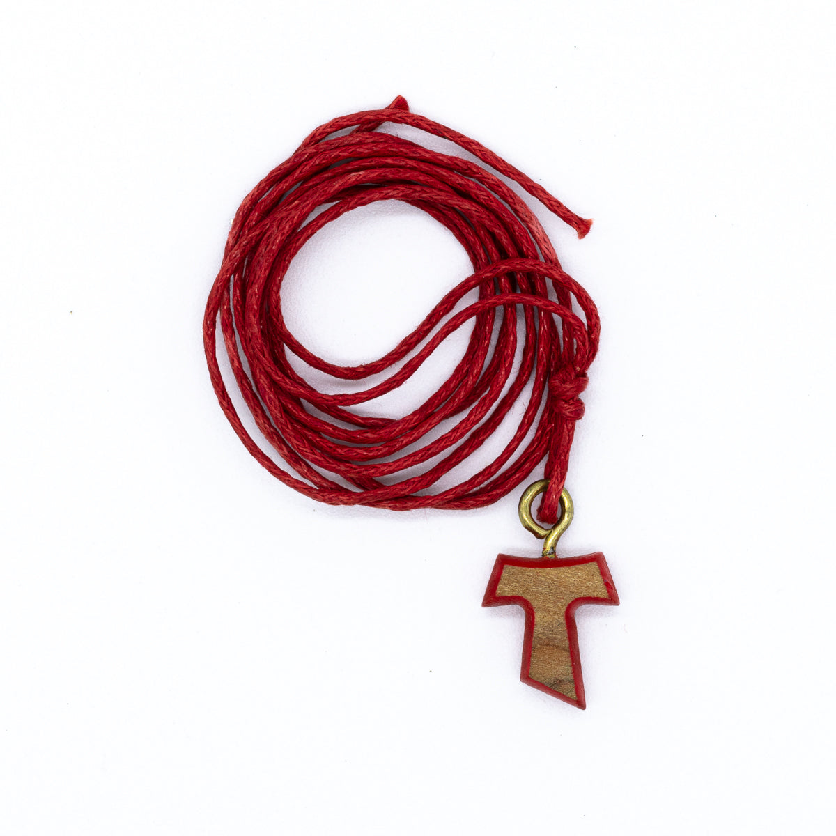 Collar mini cruz Tao cordel de varios colores