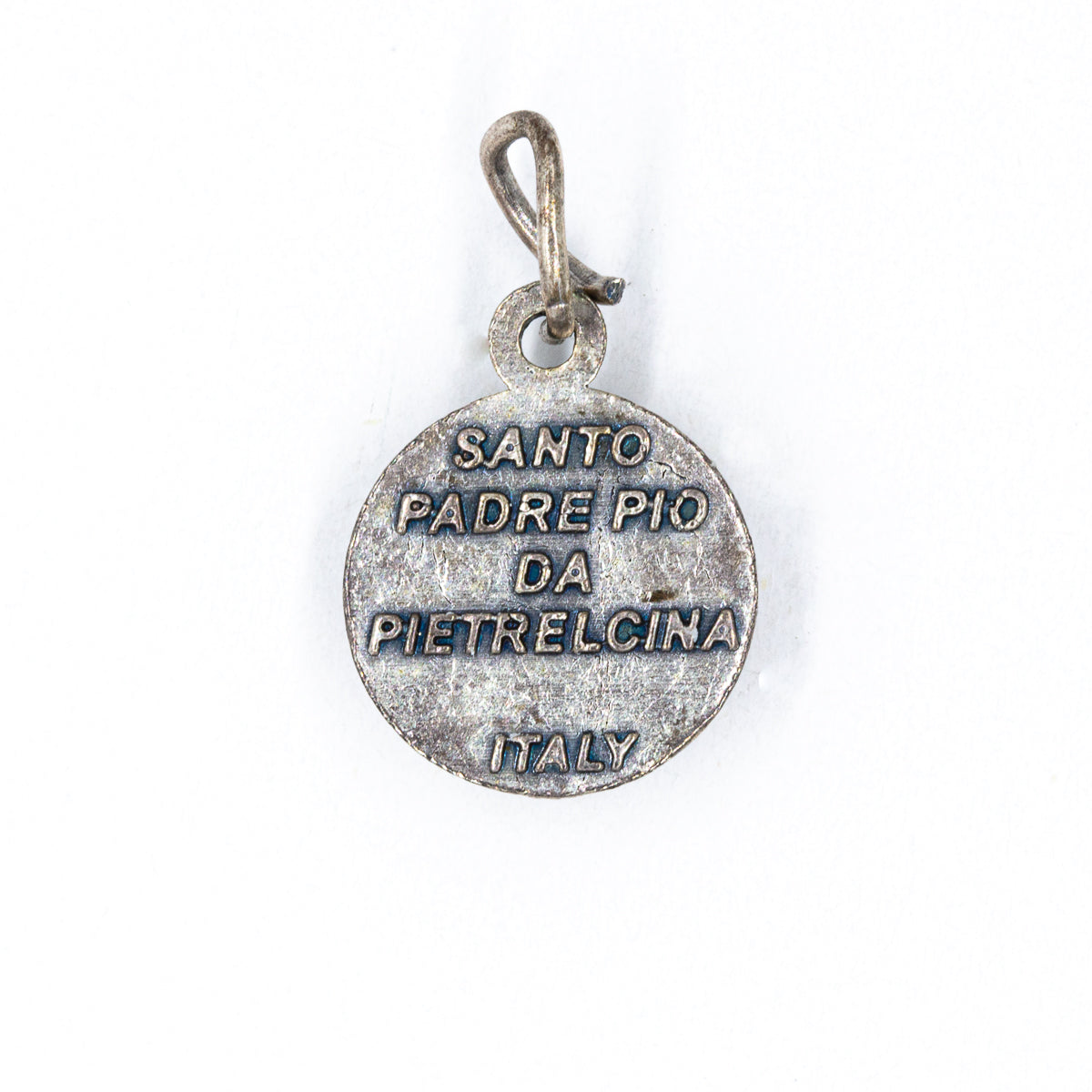 Medalla metal Padre Pío de Pietrelcina chica