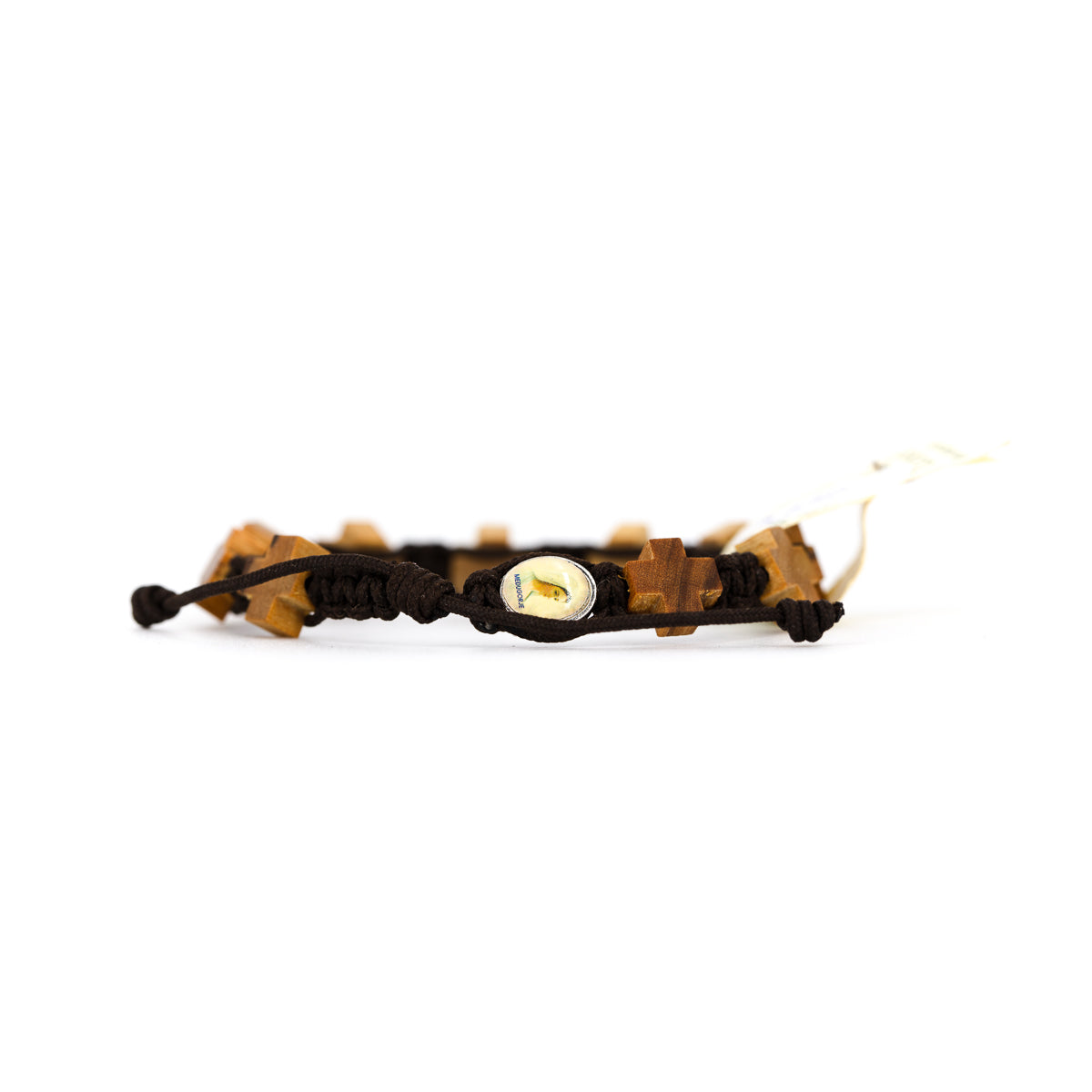 Pulsera tejida de cruces Medjugorje