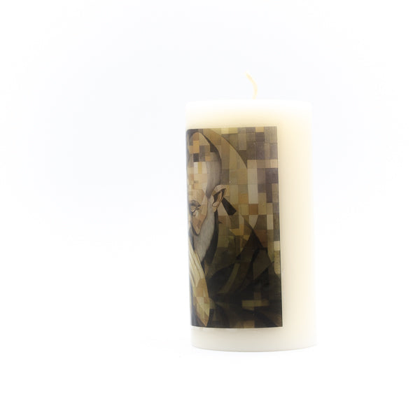 Vela cilíndica de cera