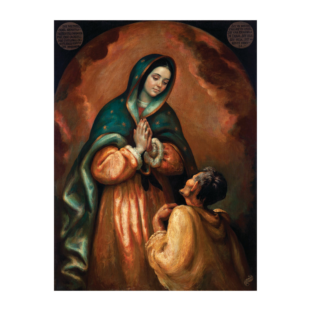 Canvas Nican Mopohua "Yo soy vuestra piadosa madre"