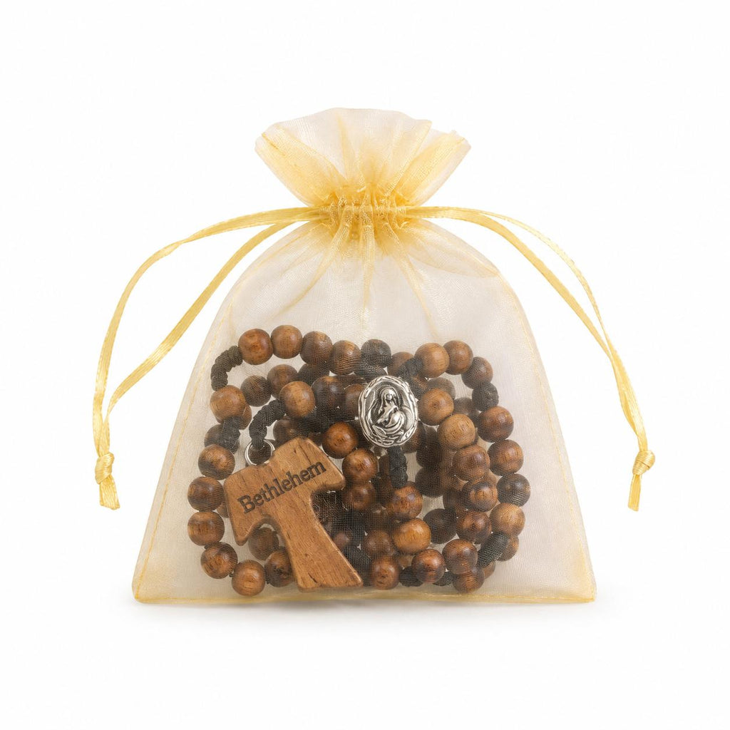 Kit de Rosario del Padre Pio con libro de oraciones