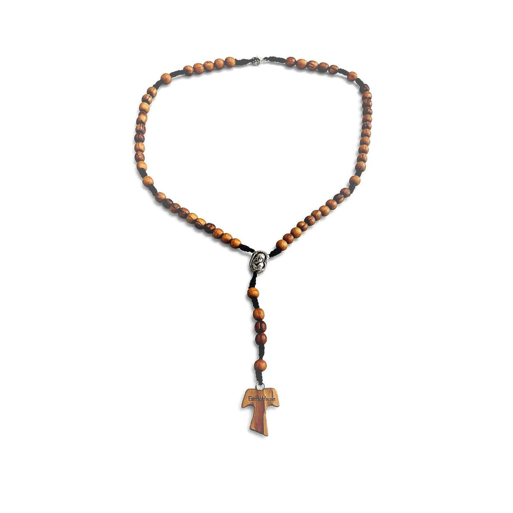 Rosario Bethlehem de madera de olivo