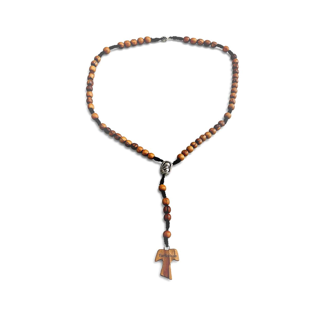 Rosario Bethlehem de madera de olivo