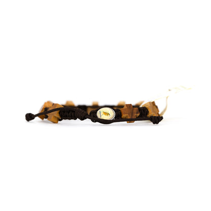 Pulsera tejida de cruces Medjugorje