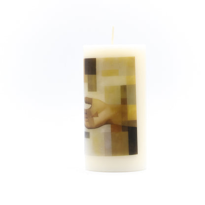 Vela cilíndica de cera