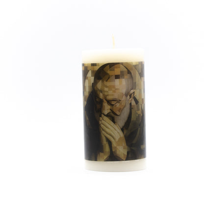 Vela cilíndica de cera