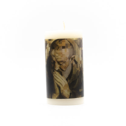 Vela cilíndica de cera