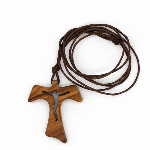 Crucifijo Tao de madera