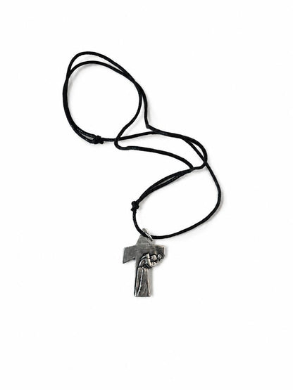 Cruz Tao con Padre Pio con Reliquia