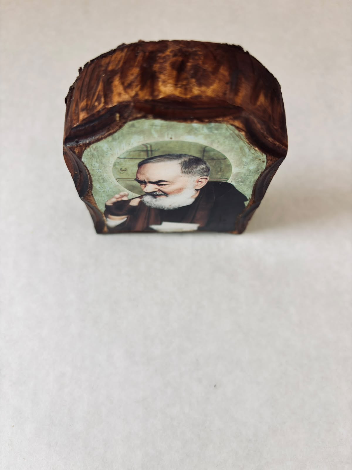 Imagen de madera Padre Pio